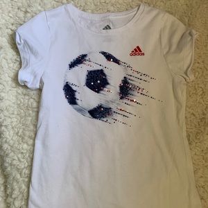 Girls Soccer Tee